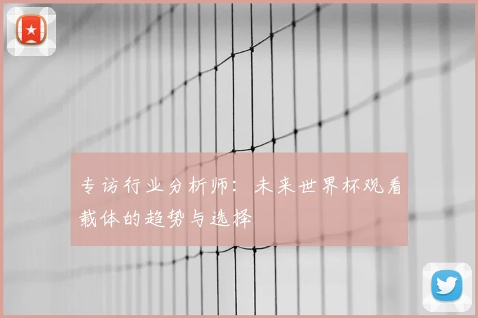 专访行业分析师:未来世界杯观看载体的趋势与选择